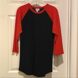 Lularoe randy black and red size small